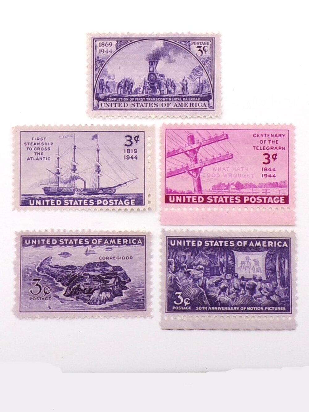 1944 United States Commemorative Stamp Year Set
